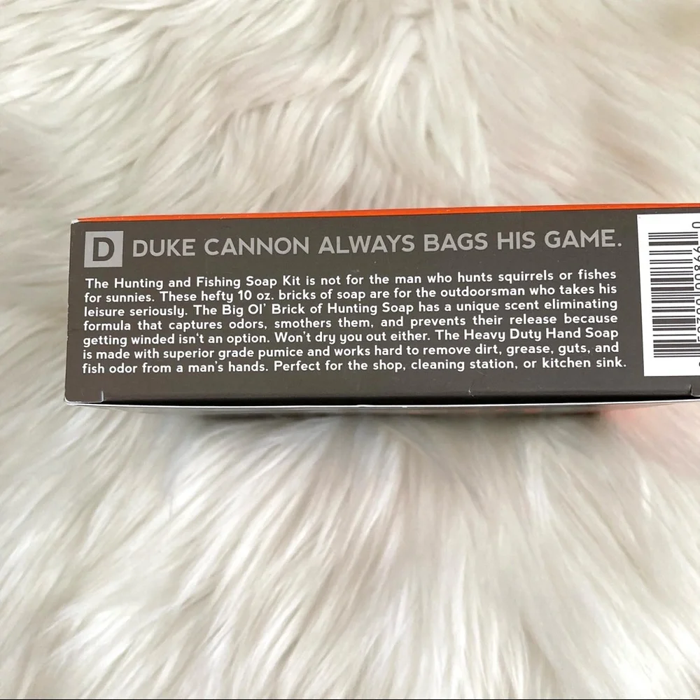 NEW Set of 2 Duke Cannon Hunting and Fishing Soap Kit 20 oz.